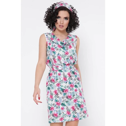 Платье FashionUp SRF-1770D 42 белое повседневное до середины бедра: Вид Повседневные платья