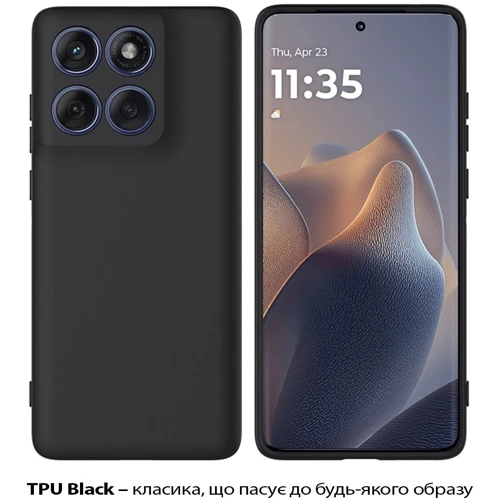 Чехол для телефонов BeCover TPU Case Black for Motorola Edge 60 Fusion (713772)