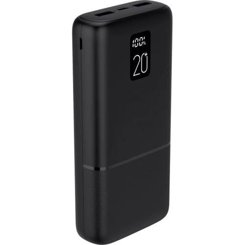 Внешний аккумулятор Sigma Mobile Power Bank 20000mAh X-Power Black (SI20A2QL): Встроенный кабель нет