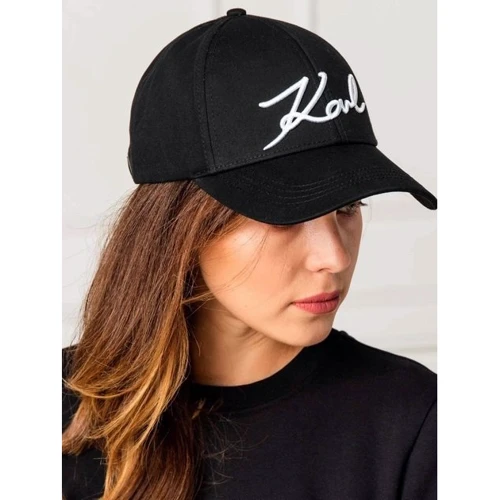 Женская бейсболка Karl Lagerfeld K/SIGNATURE CAP черная (205W3405-999) фото 7