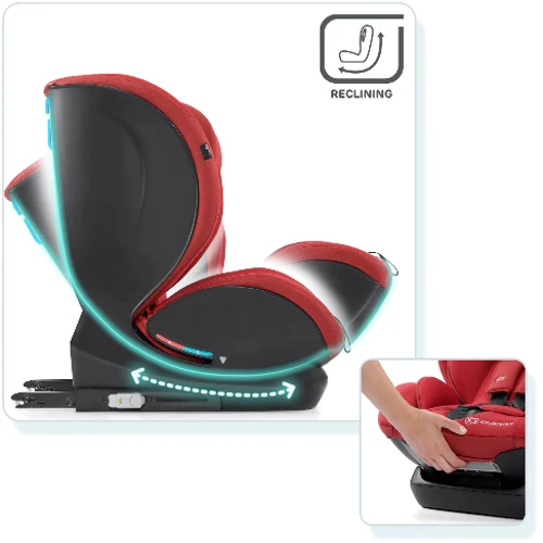 Автокрісло Kinderkraft Myway Isofix Red (KKFMWAYRED0000) фото 7
