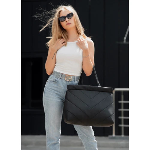 Женская сумка шоппер Sambag Shopper Tote 0RS черная (93383001): Страна производитель Украина