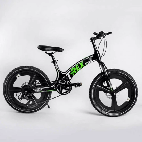 Велосипед Corso T-Rex TR-88103 (черно-зеленый)