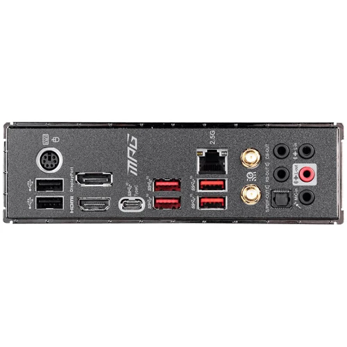 MSI MPG Z490 Gaming Carbon WiFi Socket 1200: Разъемы на задней панели USB 3.1 Gen 2