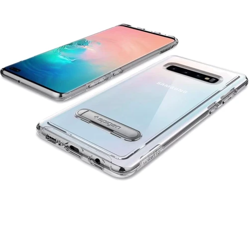 Чохол для телефона Spigen Slim Armor Crystal Clear (606CS25394) для Samsung G975 Galaxy S10+: Матеріал полікарбонат і Термополиуретан