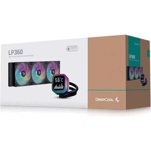 Кулер DeepCool LP360 ARGB Black (R-LP360-BKMSNC-G-1): Тип подшипника гидродинамический