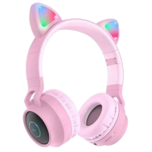 Наушники Hoco W27 Pink: Тип конструкции накладные