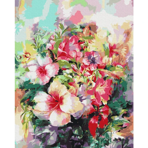 Картина за номерами Brushme Фантазійні квіти 40x50 см (BS52516)