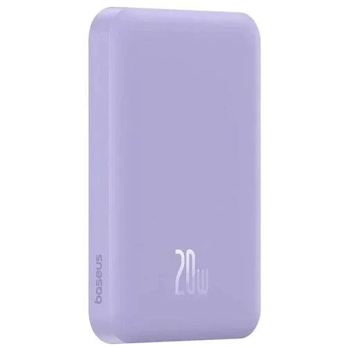 Внешний аккумулятор Baseus Power Bank 5000mAh Magnetic Wireless 20W Purple (P10022107513-00): Встроенный кабель нет