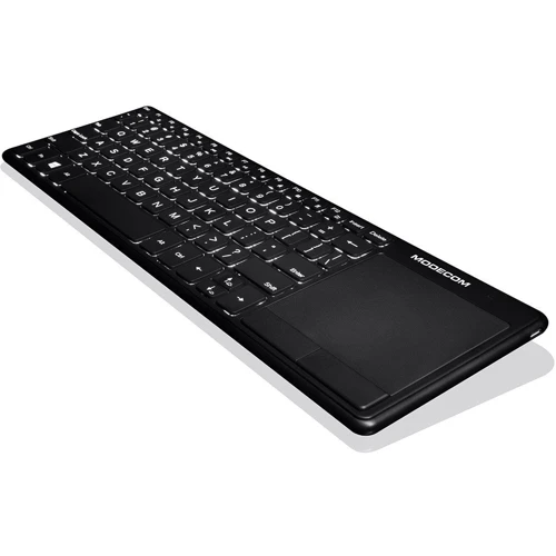 Клавіатура Modecom MC-TPK2 Voyager (K-MC-TPK2-100-BL-RU): інтерфейс підключення Wireless (радіо інтерфейс)