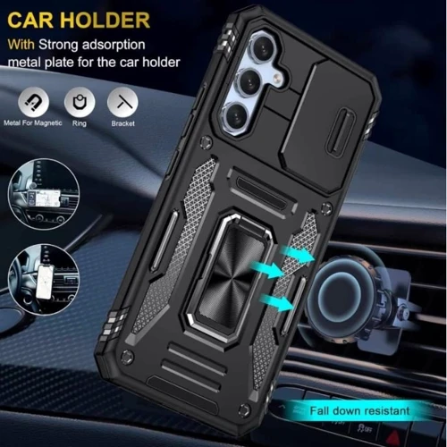 Чехол для телефонов Mobile Case Camshield Army Ring Black for Samsung S921 Galaxy S24 / S931 Galaxy S25: Совместимость Samsung S921 Galaxy S24 / S931 Galaxy S25