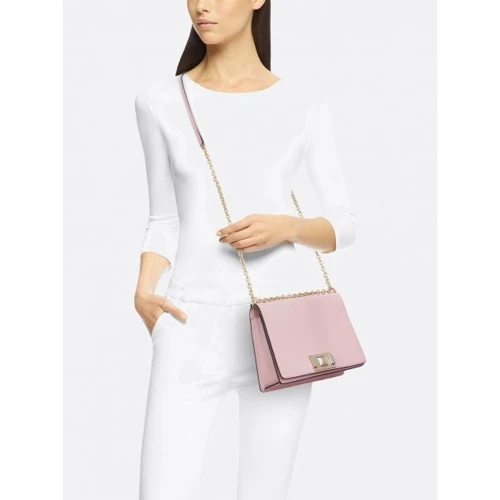 Женская сумка кросс боди Furla Mimi' S Crossbody светло-розовая (1045356): Тип ручки На цепочке, Без ручки