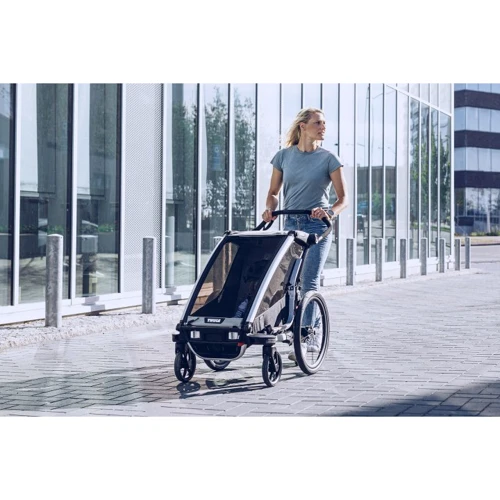 Коляска мультиспортивна Thule Chariot Lite1 Agave TH10203021: Можливість встановлення люльки нет