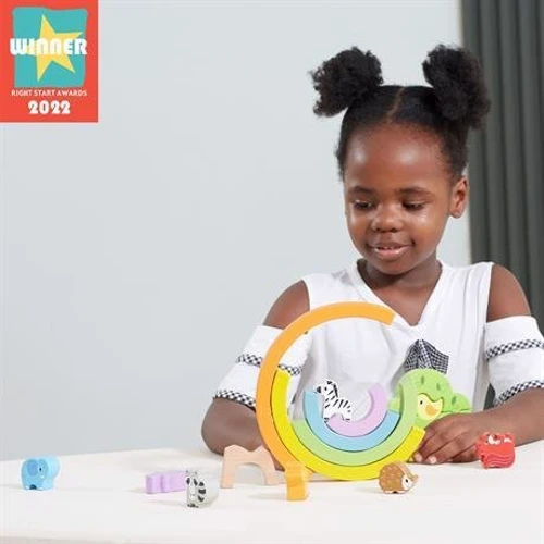 Деревянная игра-баланс Viga Toys Радуга (44590)