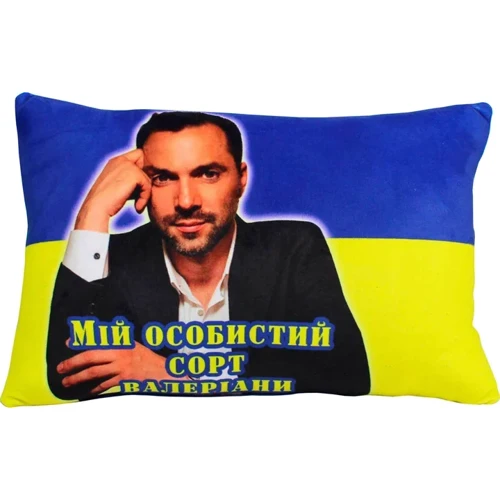 Подушка Копиця с принтом №1 Арестович 40 см (00861-0022)