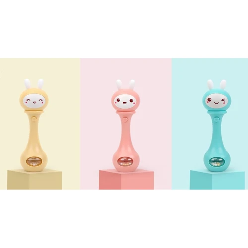 Брязкальце-гризунець Beiens музичне Зайчик жовтий (YZ02yellow)