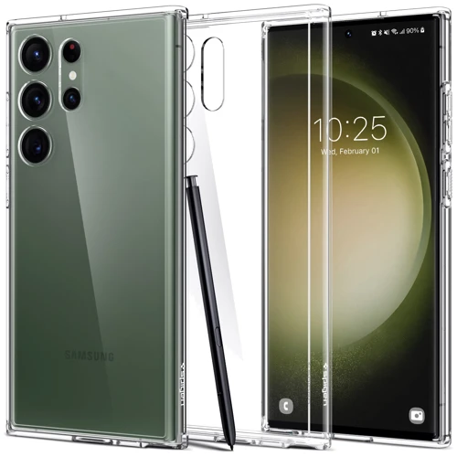 Аксессуар для смартфона Spigen Ultra Hybrid Crystal Clear (ACS05617) for Samsung S918 Galaxy S23 Ultra