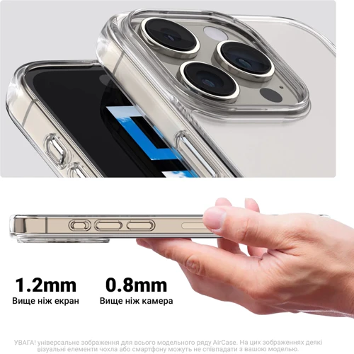 Чехол для телефонов ArmorStandart Air Series Transparent for Xiaomi Redmi Note 14 Pro 4G (ARM79714): Совместимость Xiaomi Redmi Note 14 Pro 4G
