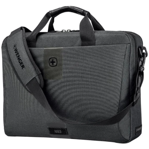 Сумка для ноутбуков Wenger 16" MX Eco Brief Gray: Форм-фактор 16"