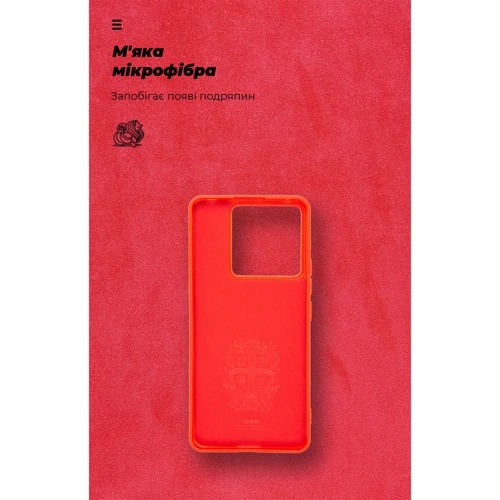 Чехол для телефонов ArmorStandart ICON Case Red for Xiaomi Redmi Note 13 Pro 5G / Poco X6 5G (ARM71852) фото 6