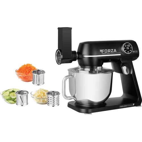 Кухонный комбайн ECG FORZA 6600 Metallo Nero фото 12
