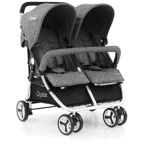 Прогулочная коляска для двойни Babystyle Oyster Twin Mercury