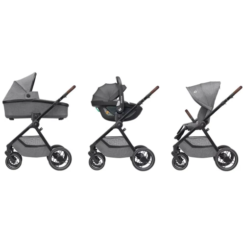 Прогулочная коляска MAXI-COSI Oxford Essential Graphite (1150750110): Материал колес полиуретан