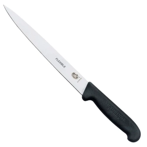 Кухонный нож Victorinox Fibrox Filleting Flex 18см с черн. ручкой (5.3703.18)