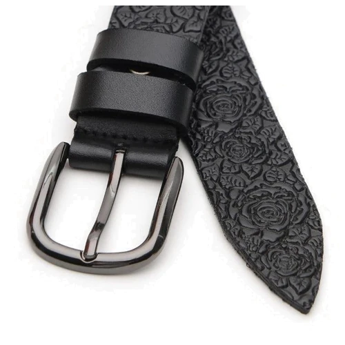 Женский ремень Borsa Leather черный (V1110GX25-black): Пол Женский