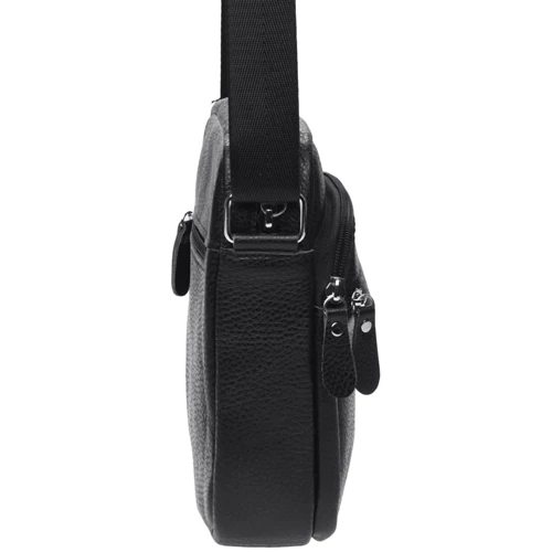 Мужская сумка через плечо Keizer черная (K10082-black): Пол Мужской