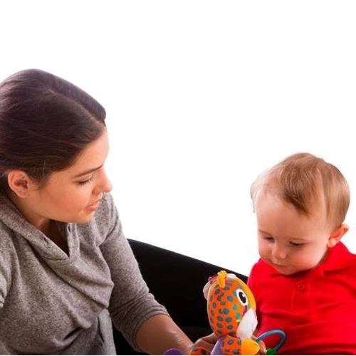 Мягкая игрушка-подвеска Lamaze Леопардик мурлыкает (L27563): Рекомендуемый возраст с рождения