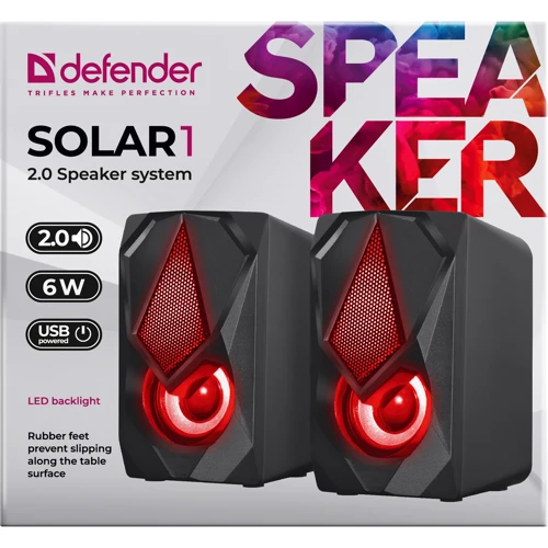 Акустична система Defender 2.0 Solar 1 6Вт (65401) фото 3