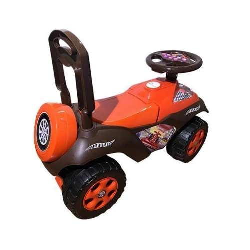 Чудомобиль Active Baby музыкальный коричнево-красный (013117-0201М)