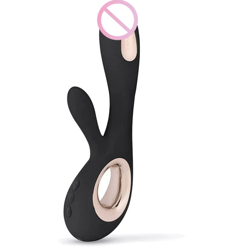 Вибратор-кролик Lelo Soraya Wave, 21.8х4.6 см (чёрный)