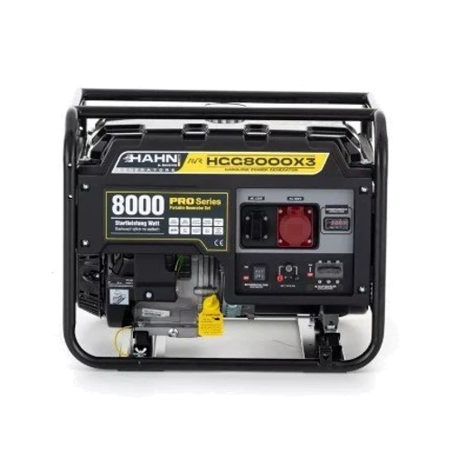 Генератор Бензиновый Hahn & Sohn Benzin Generator HGG 8000 X3: Тип запуска ручной стартер