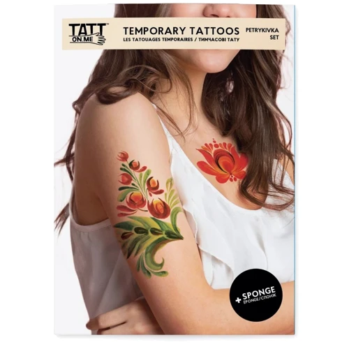 Временные татуировки TATTon.me Petrykivka Set (TSPetrykivka): Производитель TATTon.me