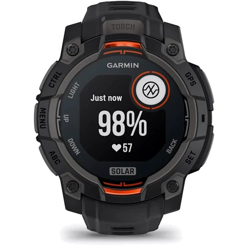 Смарт-часы Garmin Instinct 3 Solar 45mm Black with Black Band (010-02934-00) фото 8