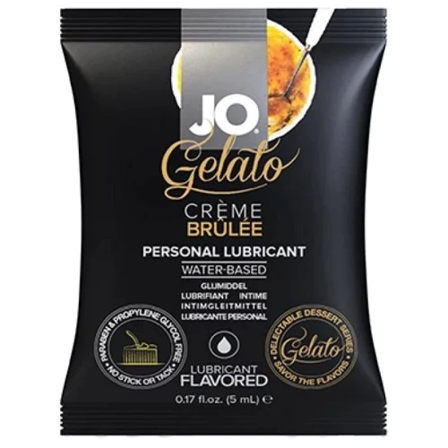 Пробник лубриканта System Jo Gelato Creme Brulee, 5 мл