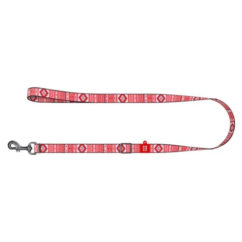 Поводок для собак WAUDOG Nylon рисунок Этно красный 2.5x152-183 см красный (5340): Тип Поводок