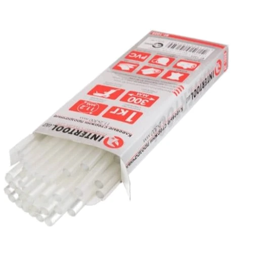 Комплект прозрачных клеевых стержней 11,2 мм * 300 мм, уп. 1 кг Intertool RT-1025: Производитель Intertool