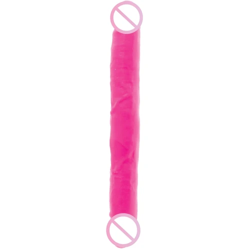Pipedream Double Dillio 12 Inch - двойной фаллоимитатор, 30.5х3.4 см, розовый