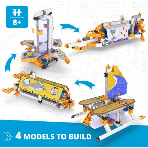 Конструктор Engino Stem Как работает морское судно (STL25)