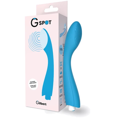 Вибратор для зоны G G-Spot GYLBERT (голубой)