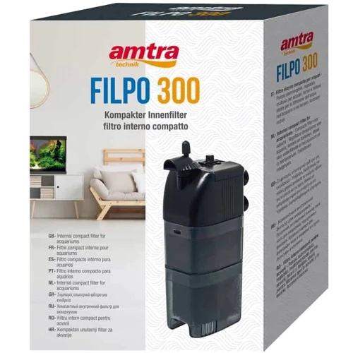 Фільтр Amtra внутрішній Filpo 300 л/год. 5 Вт акваріум до 80 л (A6076193): Виробник Amtra