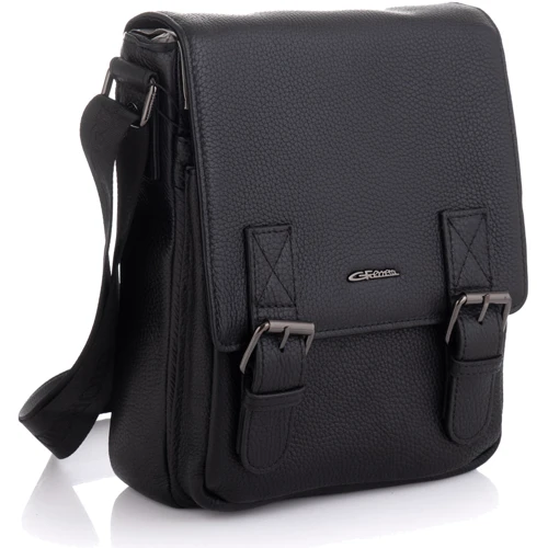 Чоловіча сумка через плече Giorgio Ferretti чорна (SHIGF1820-black)
