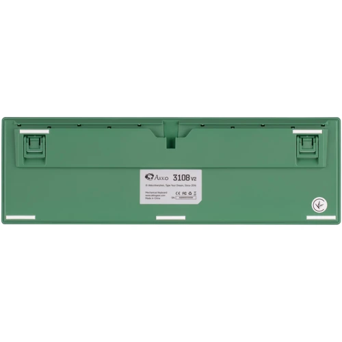 Клавиатура AKKO 3108 V2 DS Matcha Red Bean V2 Orange (6925758605632): Подключение проводное