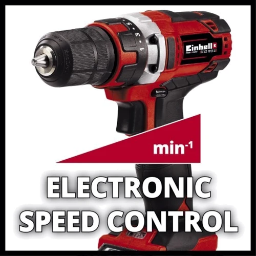 Шуруповерт Einhell X-Change TE-CD 18/40 Li Solo (4513925) (без АКБ та ЗУ): Діаметр патрона 10 мм