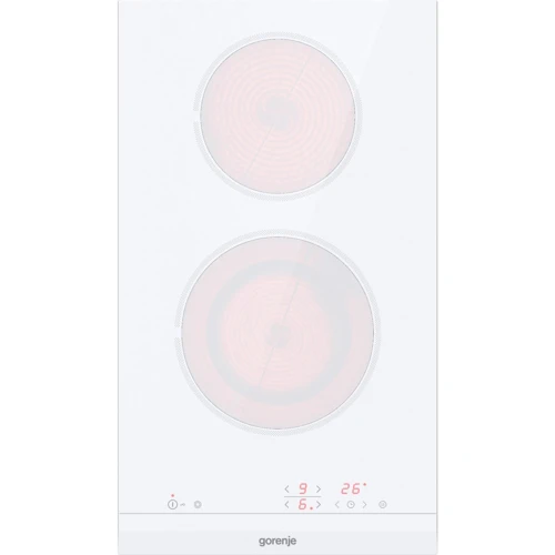 Варочная поверхность электрическая Gorenje ECT322WCSC: Расположение панели спереди