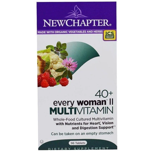 New Chapter 40+ Every Woman II Multivitamin 96 Tabs Мультівітаміни для жінок II 40+