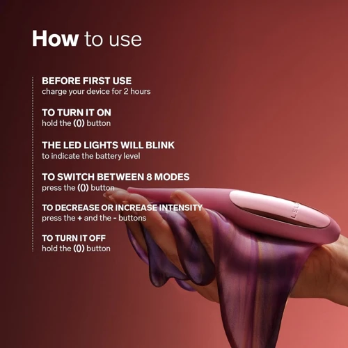 Клиторальный вибратор Lelo DOT Travel Purple